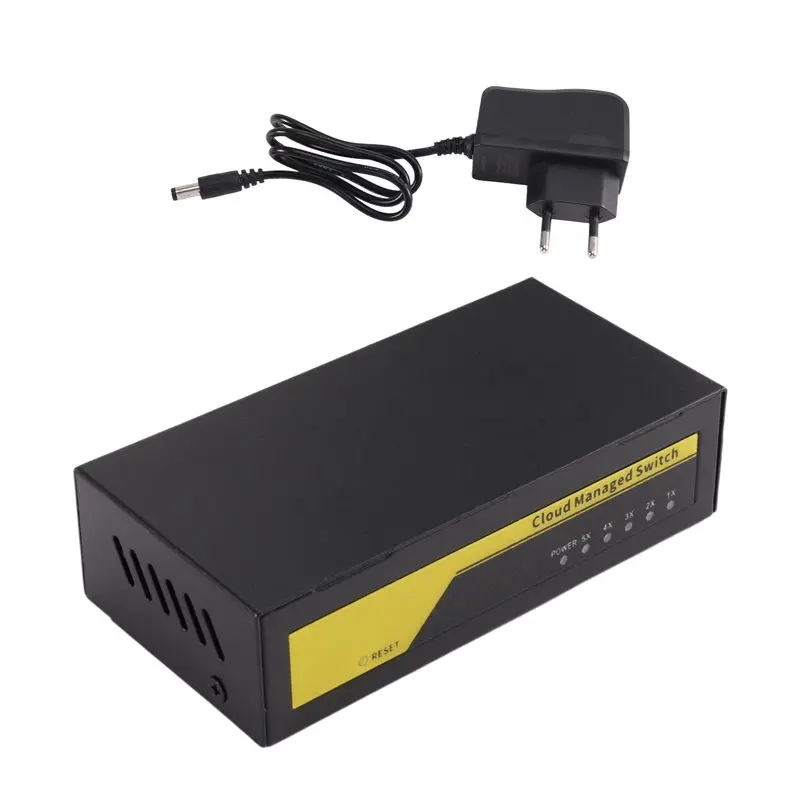 vlan-qos-dhcp-igmpに対応した5ポートギガビットweb管理型イーサネットスイッチ、8ポートフルギガビットスイッチ