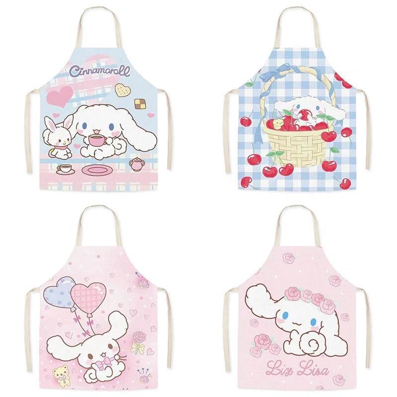 

Cinnamon Dog Theme Apron Sweet And Cute Pattern Kitchen Supplies Cute Style Cooking Clothing