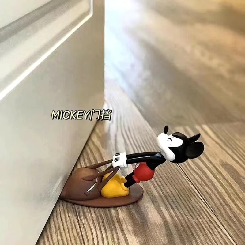 Disney Mickey Mouse Donald Duck Door Stoppers Cartoon Creative Reusable Windproof Home Office Anti-collision Doorstop Blockers