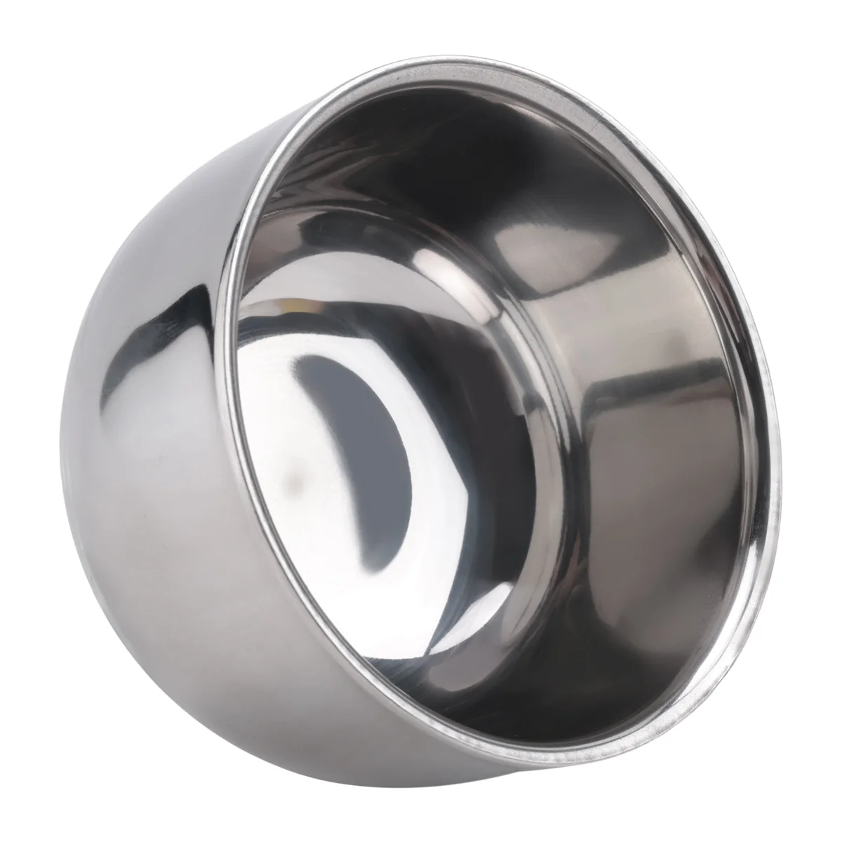 ABNQ Stainless Steel Brush Shave Bowl Shave
