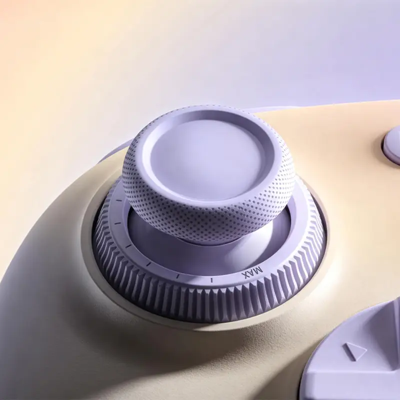 وحدة تحكم لاسلكية 8BitDo Ultimate 3 لـ Xbox وPC وأندرويد وApple - عصي تحكم TMR بحلقة قوة (لافندر داسك) - 2
