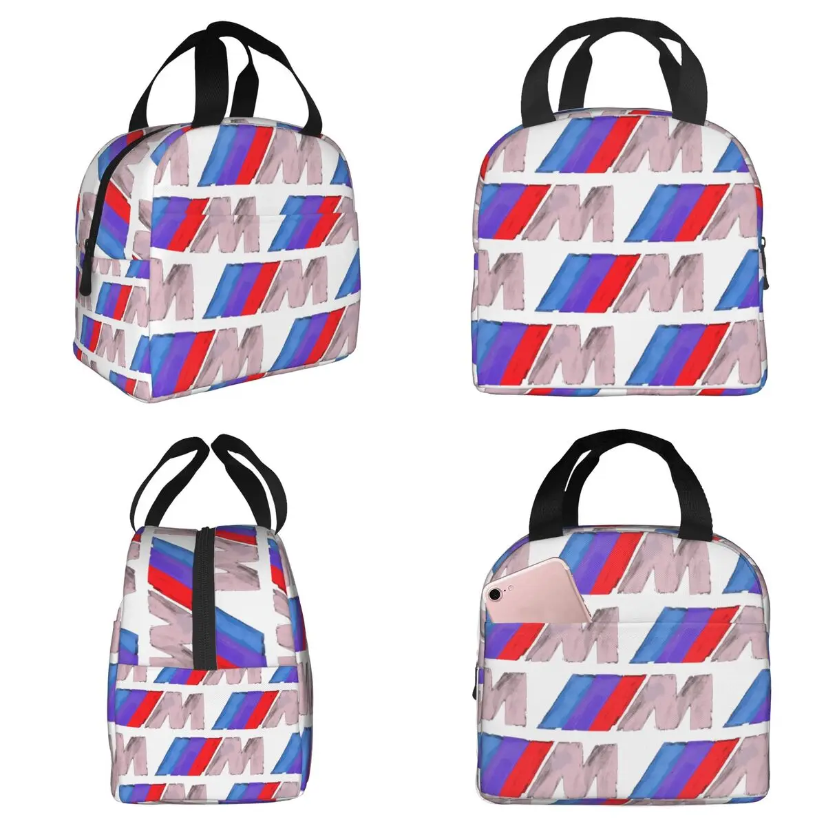 

Термосумка для обедов Motorsport Power для детей, школьный термоконтейнер, переносная сумка-холодильник для еды, портативный ланч-бокс