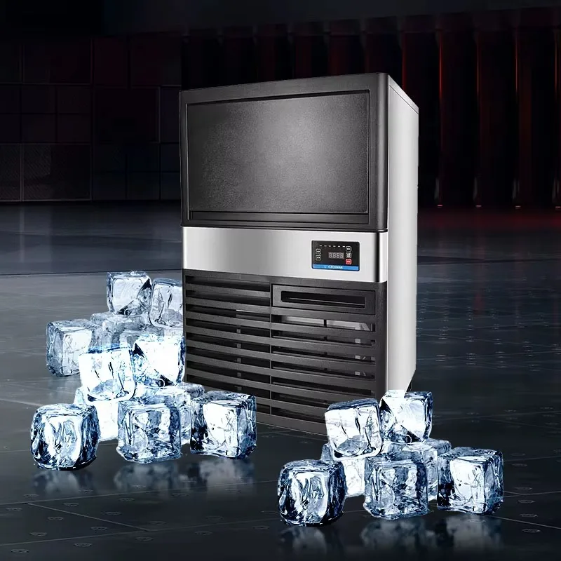 

Cheap Hotel Comercial Household Ice Dispenser Ice Cube Maker Machine Price 68 Kg Ice Machine for Commercial Use