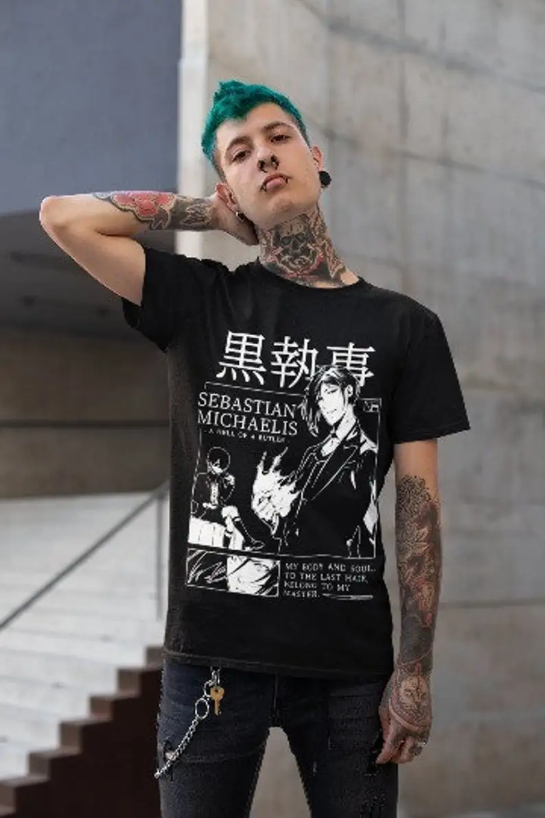 Unisex, Black Butler Shirt, Sebastian T-Shirt