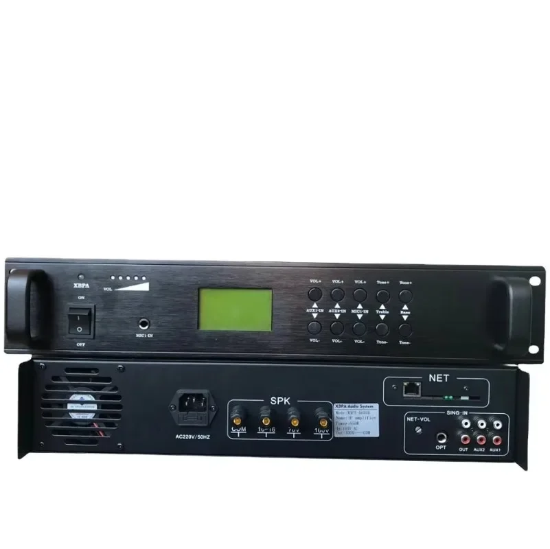 

Professional Large Public Address System 2U/3U Power Amplifier 100V 4-16 OHM Output 100-2000 Watts