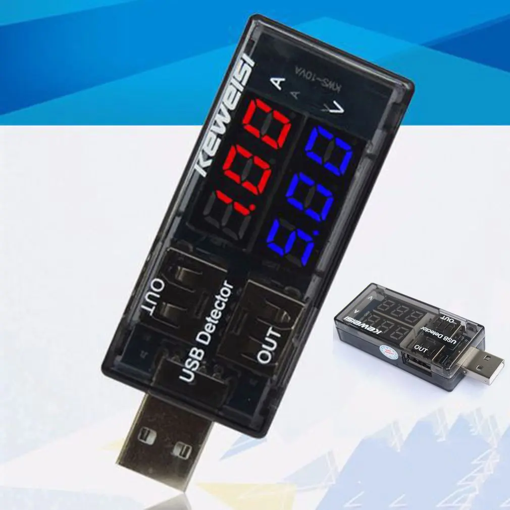 Mini USB Charger Doctor Voltmeter Capacity Tester Ammeter Electronics Digital Mobile Power Charging Current Voltage Tester Meter