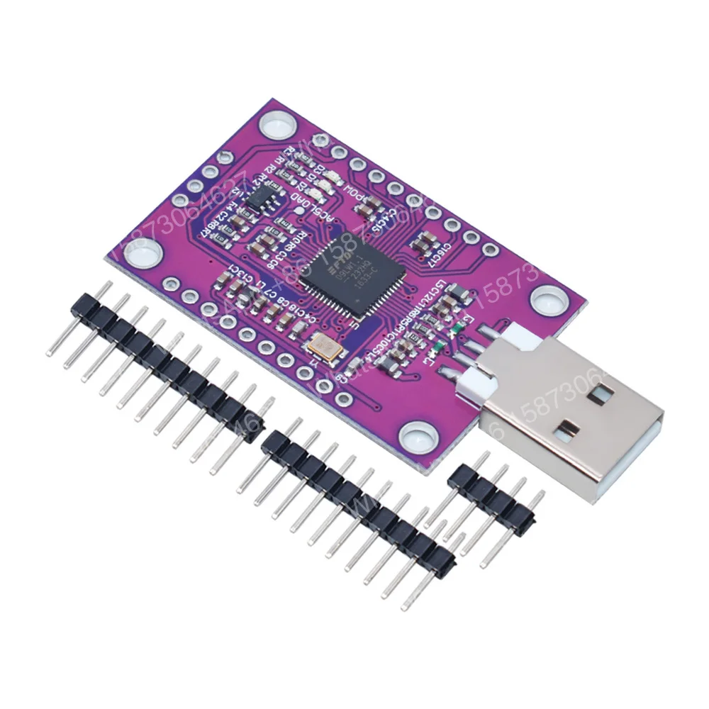 5pcs MCU FT232H módulo USB multifuncional de alta velocidade para JTAG UART/FIFO SPI/I2C