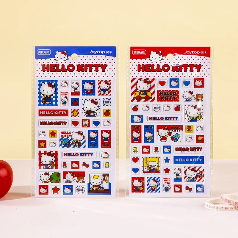 

24 шт./лот Sanrio Kawaii Kitty наклейки креативный скрапбукинг DIY дневник декоративная наклейка альбом наклейка этикетка