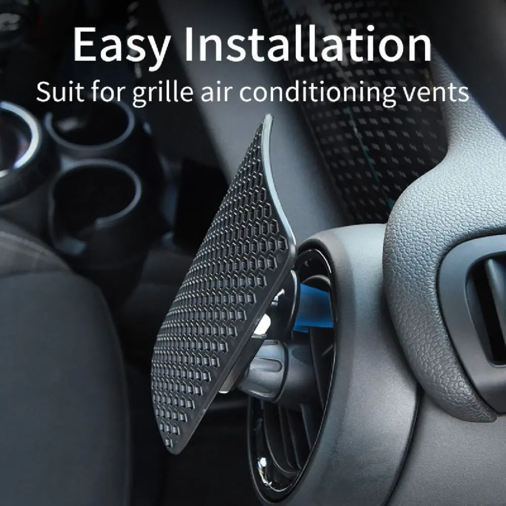 แผ่นบังลมเครื่องปรับอากาศแบบปรับได้ ช่องระบายอากาศ แผ่นกั้นลม ป้องกันลมเป่าโดยตรง ช่องระบายอากาศในรถยนต์ แผ่นบังลม กันลม ติดตั้งง่าย