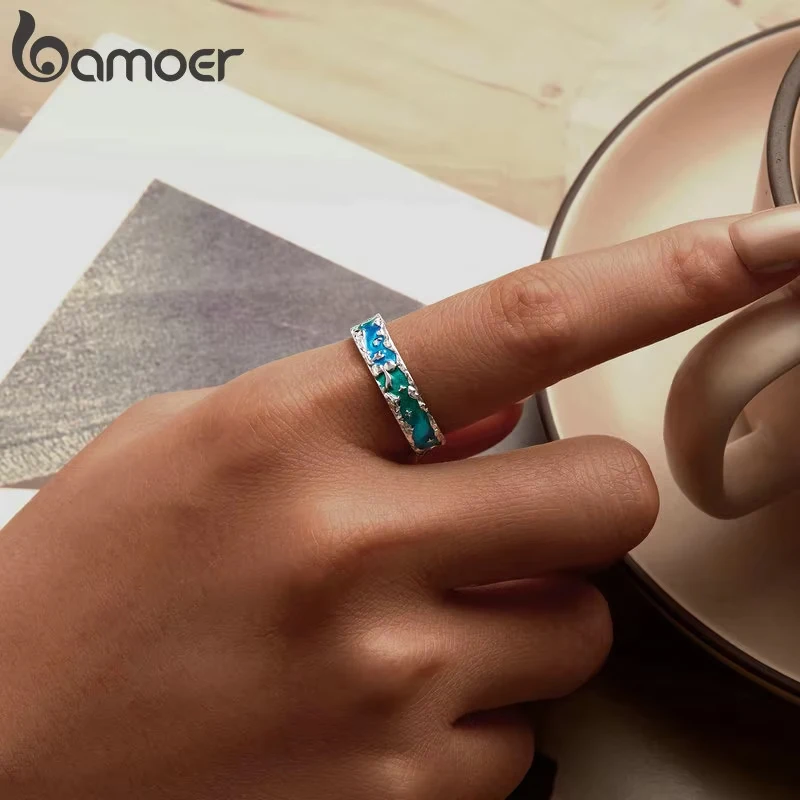BAMOER 925 Sterling Silver Fairy Tale Rings