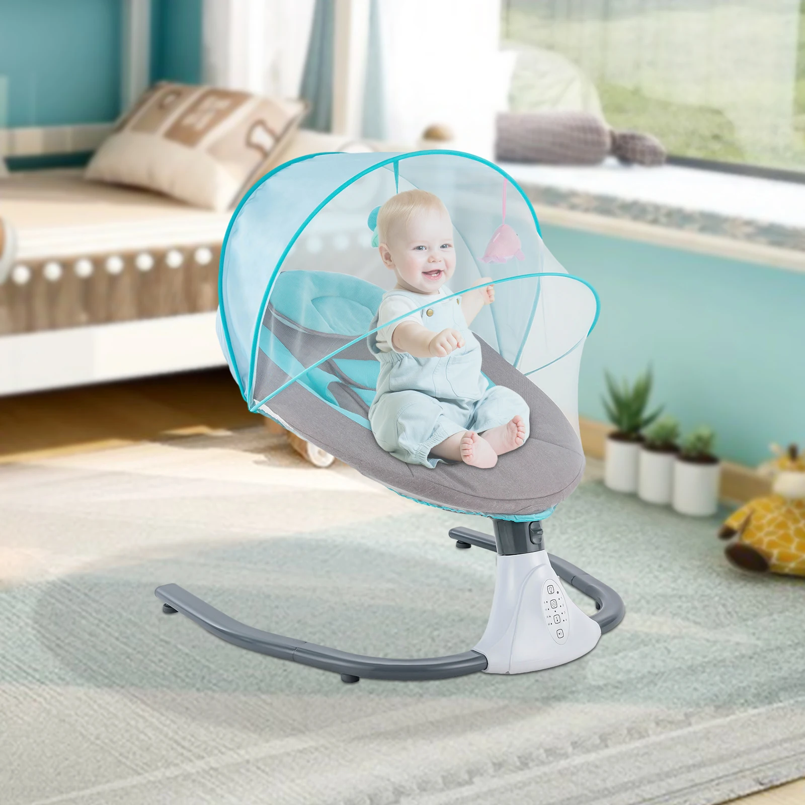 Baby Rocker Baby Schommel Stoel Elektrische Baby Wieg, Baby Automatische Schommelstoel