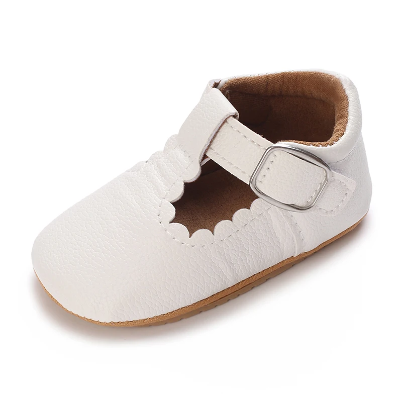 Comfortable Infant First Walkers Casual Crib Shoes Soft Rubber Sole Daily Wear For Newborn Boys Girls 0-18M