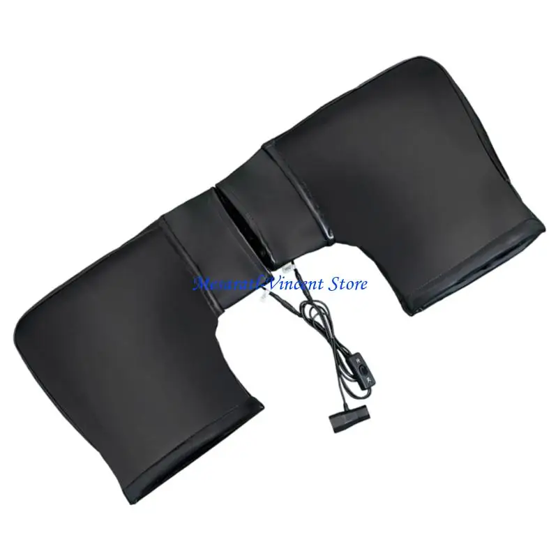 A70F Universal Motorcycle Heated Grips Fast Acting Heating Weatherproof Construction 3 Customizable Heat Settings Non Slip Grip