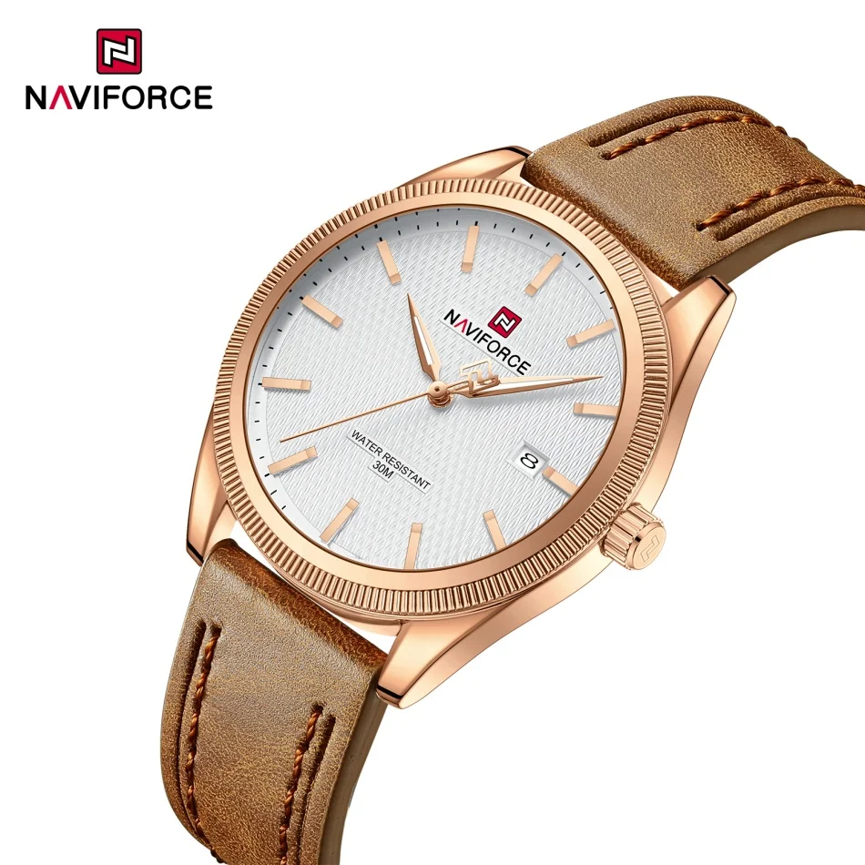 Classic Analog Quartz Ladies Watch with Luminous Dial, Leather Band, 30m Water Ladies Leather Strap Watch With Luminous Dial 30M Water  main image 4