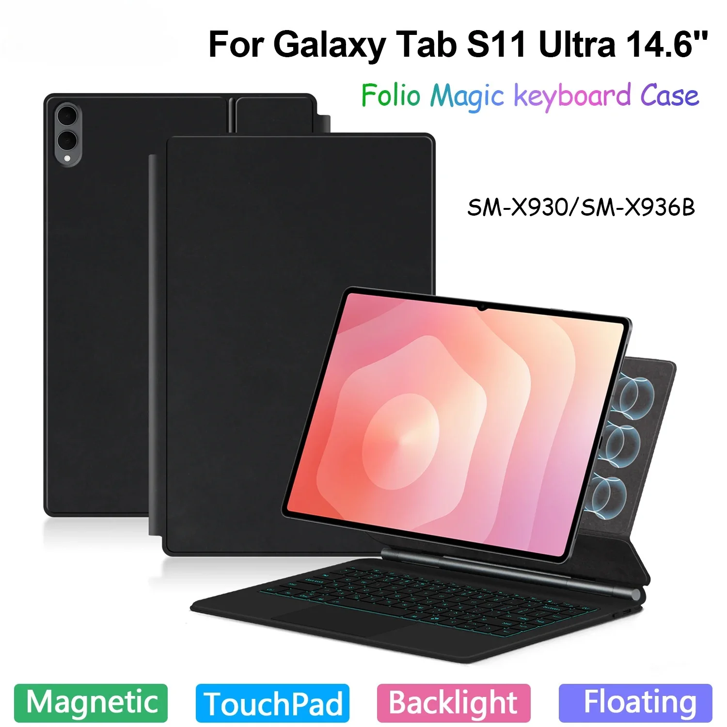 New Magic Keyboard Smart Case for Samsung Galaxy Tab S11 Ultra 14.6 