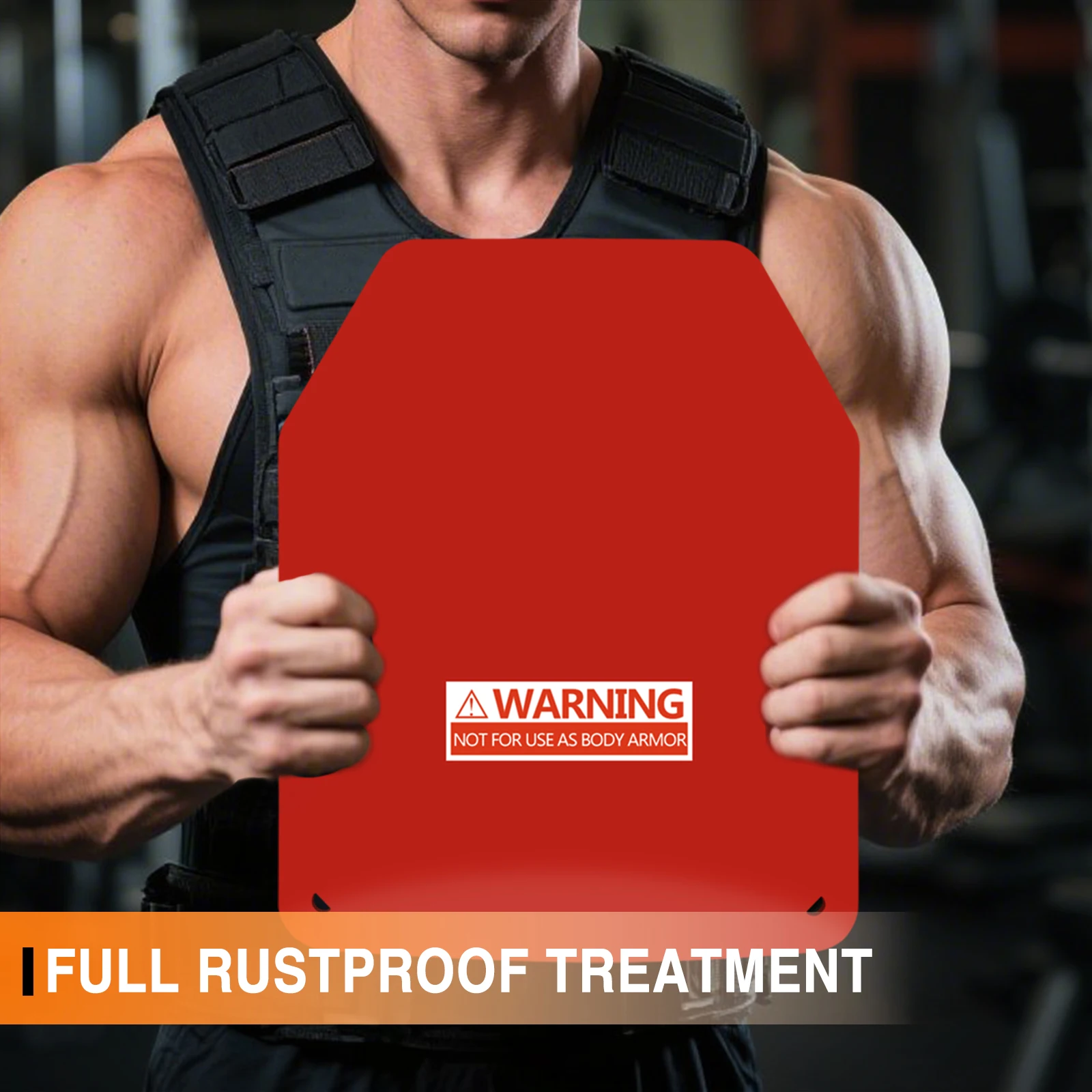 UNIONTAC 2.5 KG weighted Training weight bearing board NIJ III level steel Powder Painting  for bulletproof vest protection