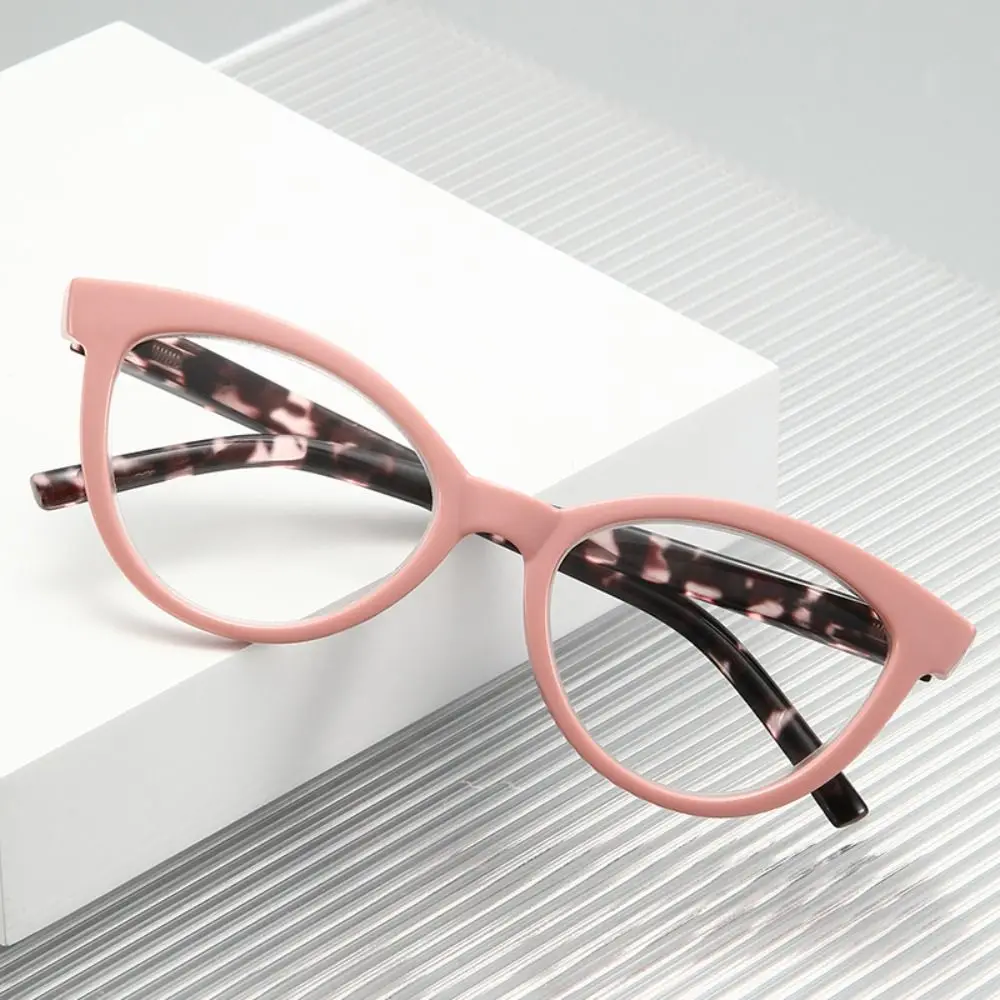 Women Reading Glasses Anti Blue Light Reader Elderly Glasses Computer Readers Cat Eye Frame Women Diopter Eyewear +100 200 400