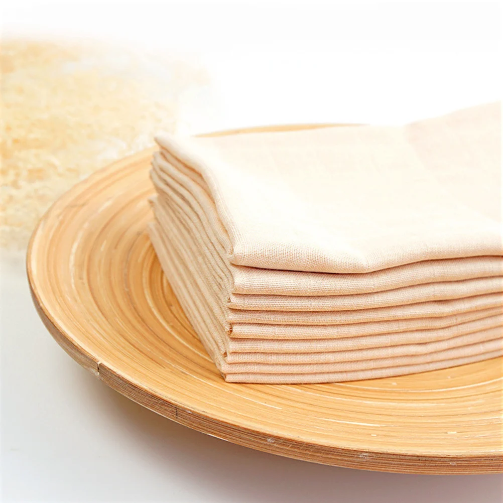 

6 шт. детский носовой платок, квадратные полотенца, мягкие дышащие, впитывающие влагу, без шерсти, экологически чистый хлопок, безопасный для мужчин и женщин