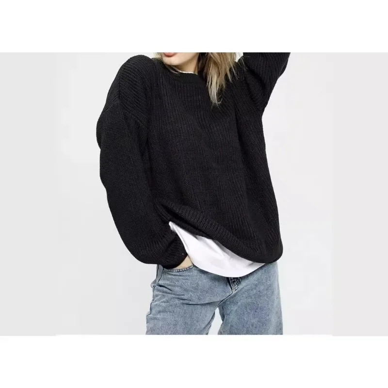 

2024 Fashion Ladies Design Crew-neck Casual All-match Ladies Top
