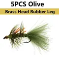 5pcs Olive rubber