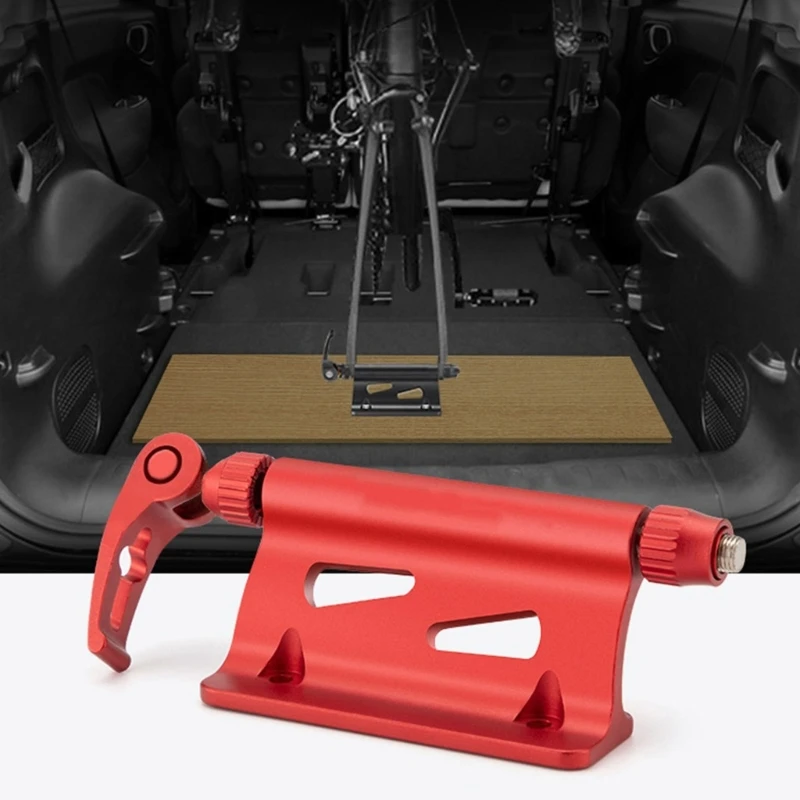 

Compacts Bicycles Front Wheel Mount Quick Installation System Aluminum Alloy Materials For Stable Bike Fork Fixation 24BD