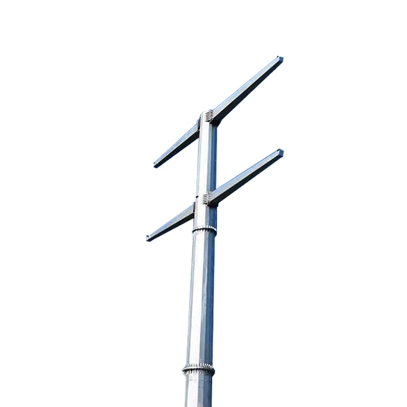#30ft 35ft 40ft 450daN 650daN Hot Dip Galvanized Power Distribution Pole Price Electric Steel Pole