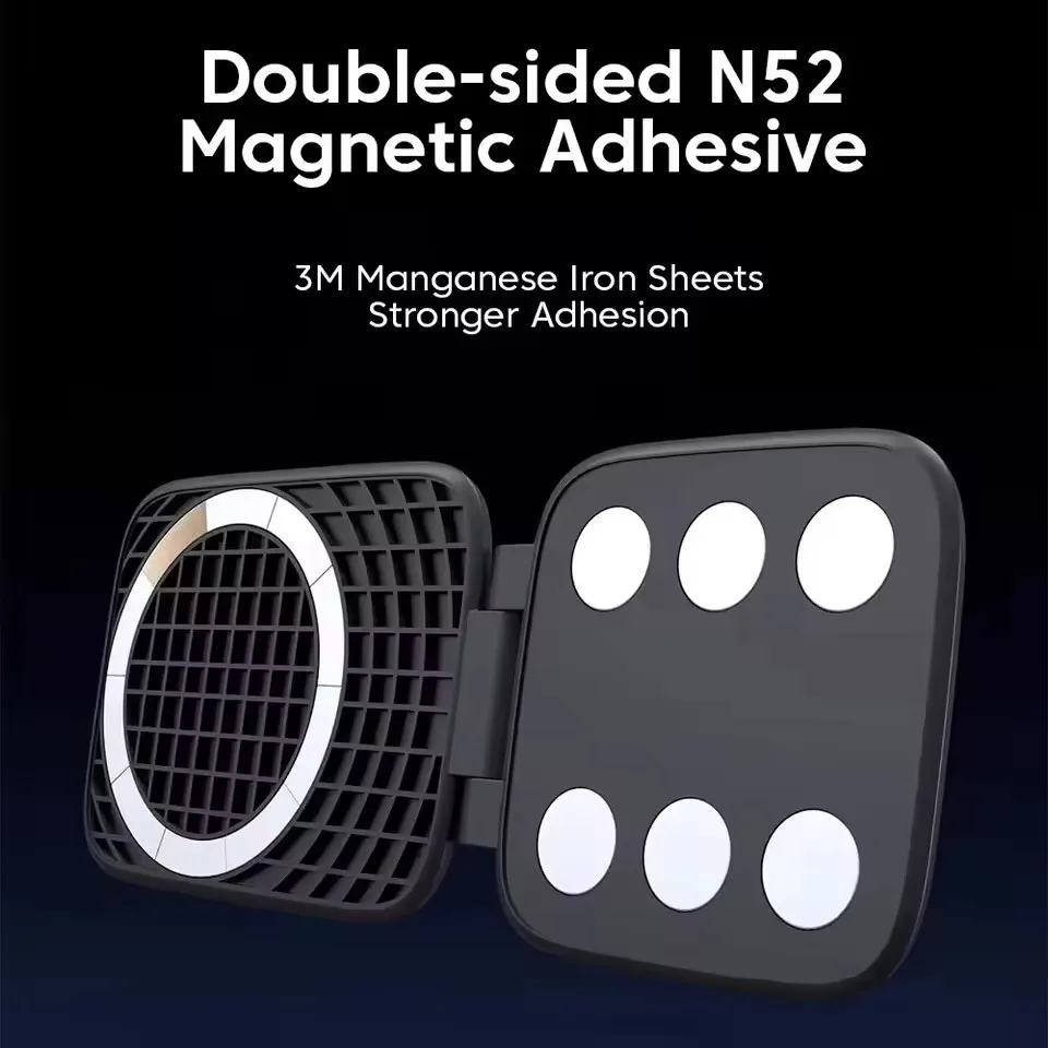 Ultra-thin Magnetic Phone Holder Foldable Portable Mount Magnetic Car Cell Phones Bracket Vehicle Navigation Universal Stand view 3