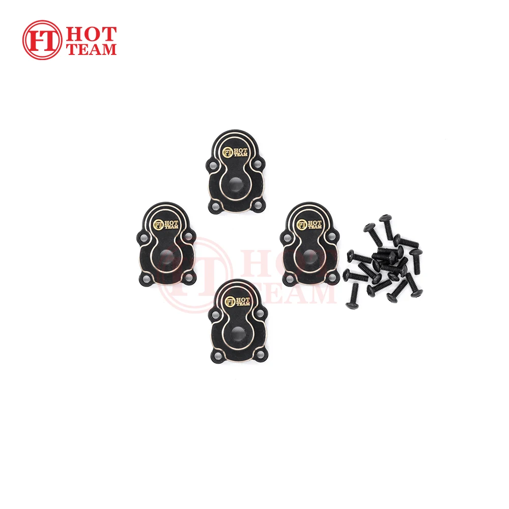 

Hot Team Brass Counterweight Axle Housing Cover for FMS FCX24 Car 4pcs/set (Black Golden Color)