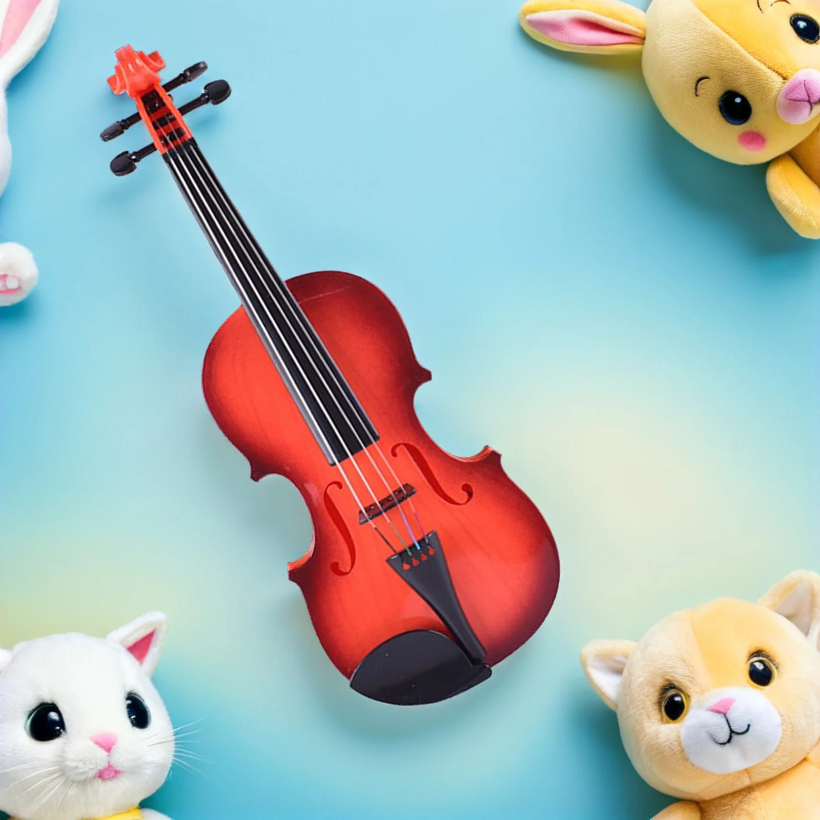 2025年新作 キッズ楽器玩具 リアルな6弦バイオリンモデル 教育玩具 子供用 装飾写真撮影用小道具 ギフト