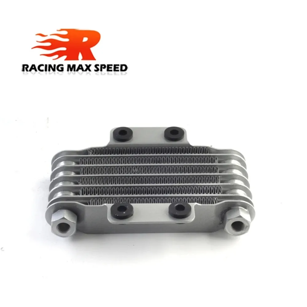 

High Quality Universal Motorcycle oil cooler 190 mm 6 row silver&black for 100CC-250CC Motorcycle DirtBike ATV