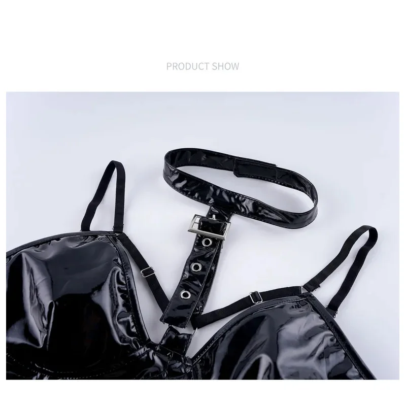 QQ8 Succubus คอสเพลย์เครื่องแต่งกายสลิงเซ็กซี่บอดี้สูทผู้หญิงตาข่าย Wave point โปร่งใส Nightdress ชุดชั้นในชุด Hal5Lk¥