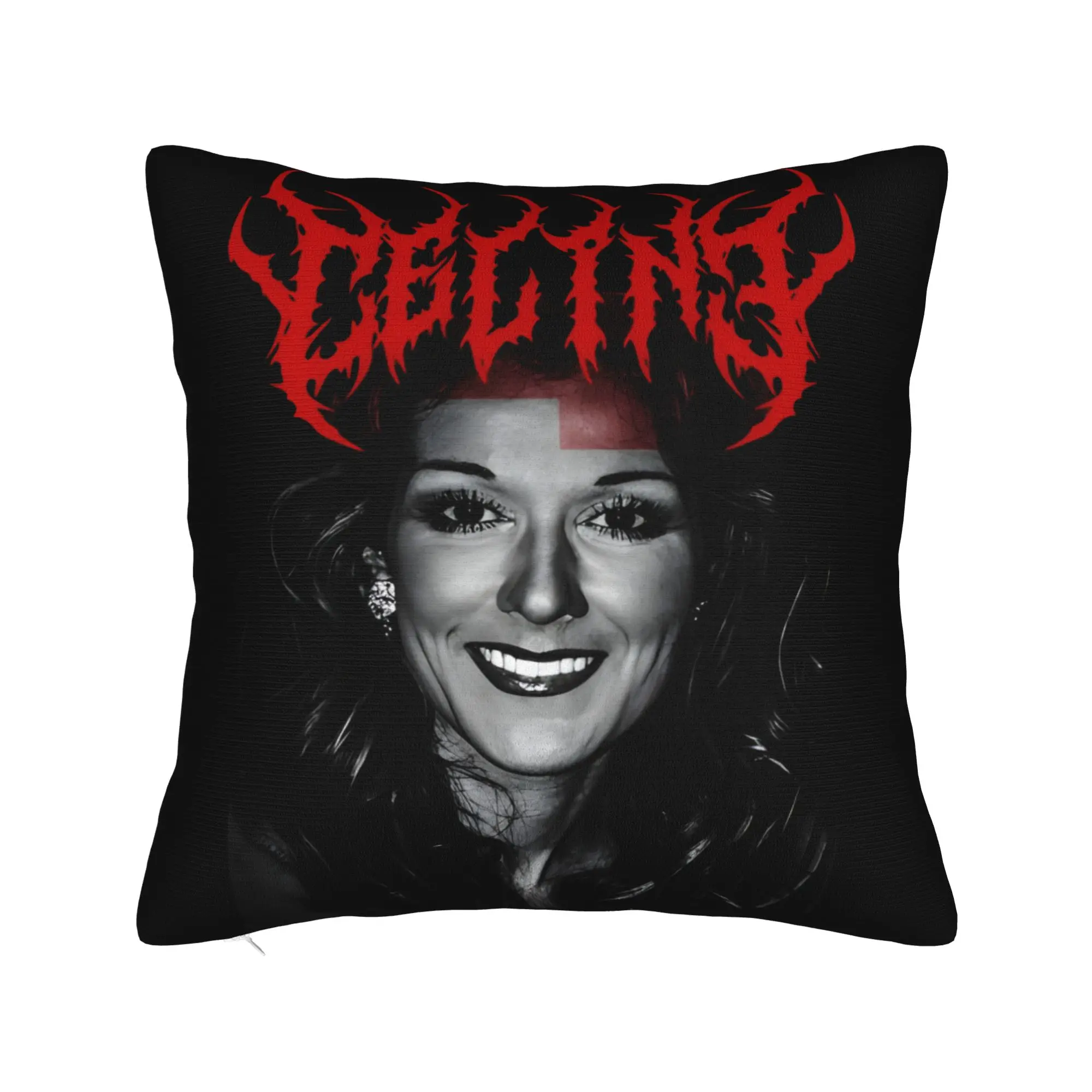 Celine Dion Canadian Recording Artist Pillowcases  Kawaii Pillow Case For Living Room Bed Chair Soft Pillow Cover