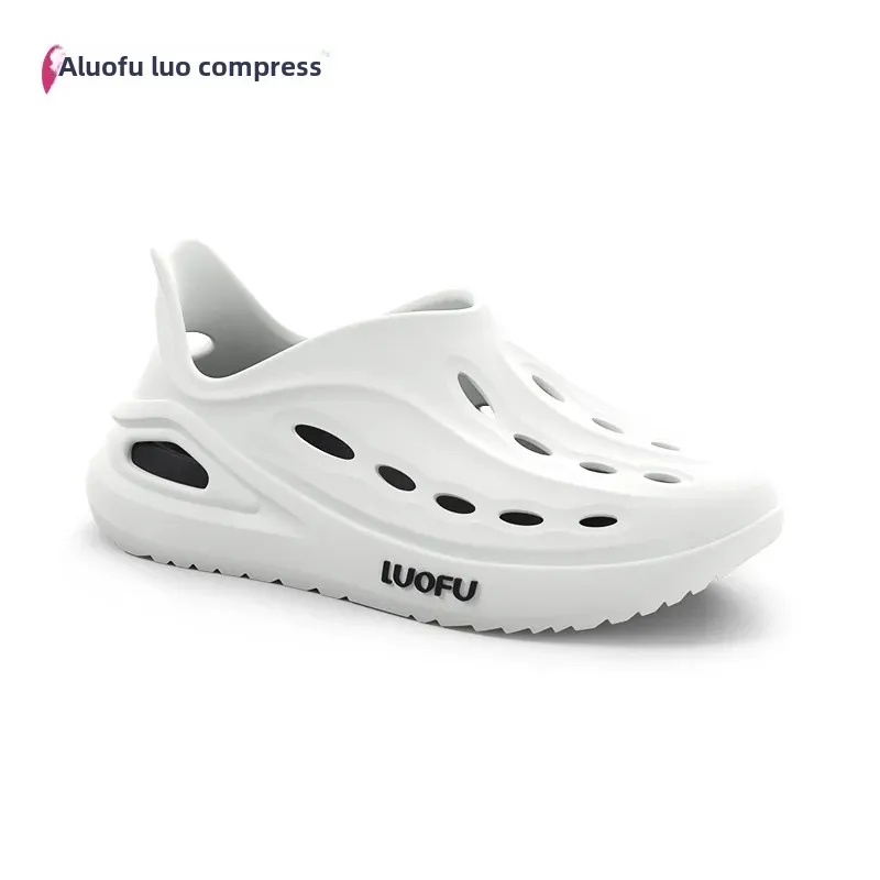 Luofu 2024 New Shark Diving Shoes Men's Sports Sandals Summer Outdoor Non-Slip Soft Bottom Couple's Casual Slippers