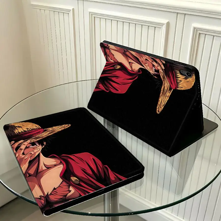 One Piece Zoro Luffy Case for Xiaomi Pad 6s Pro 7 Ultra Redmi Pad SE K Pad 8.8 9.7 12.4 Inch Pad 5 6 7 8 Pro with Pencil Slot