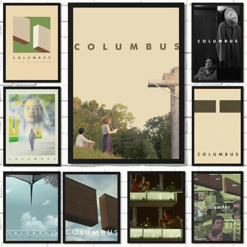 classic movie C-Columbus-S Poster Self Adhesive Wall Decor for Modern Home Cafe Office and Bar