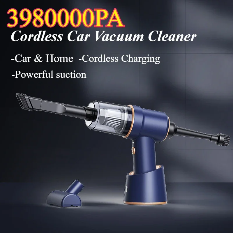 

Car Vacuum Cleaner Dust Blower Cordless Handheld High-Power Strong Suction Cleaning Machine Wireless Charging Vacuum Cleaners