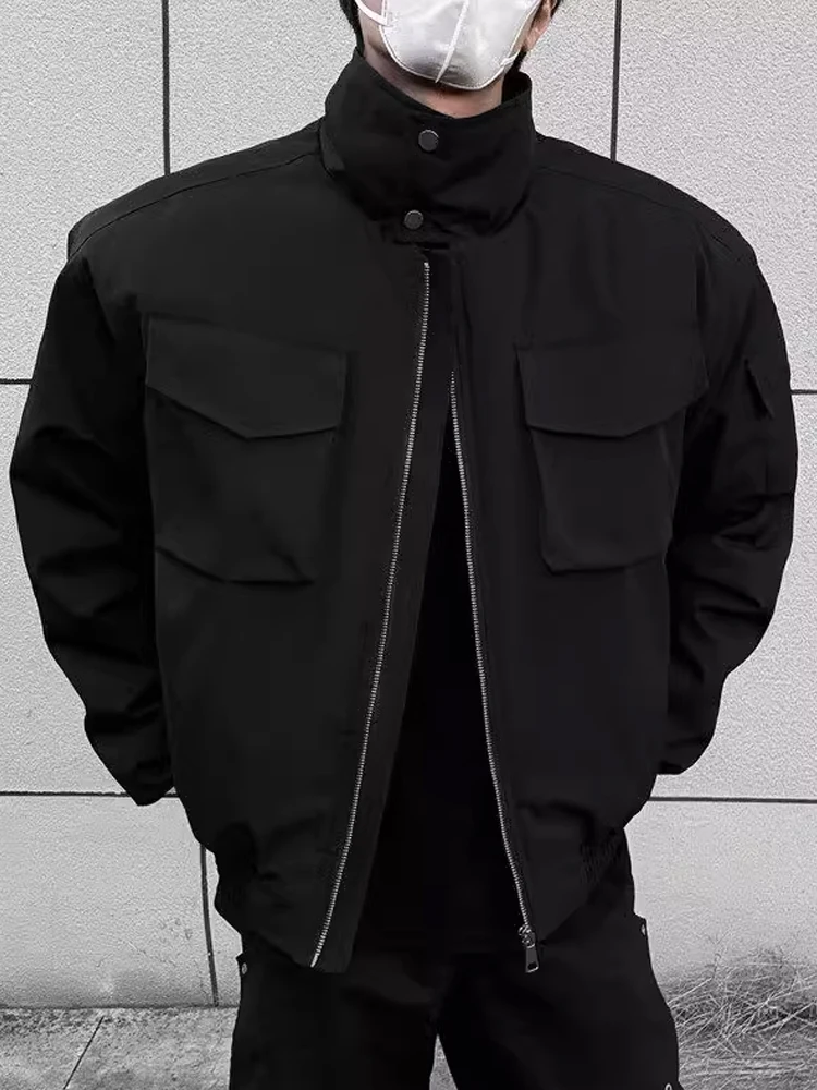 American Sle Lightweight Cavalry Bomber ort Workwear Jaet Men's Winter Thi Warm Pilot Cotton Coat Outerwear