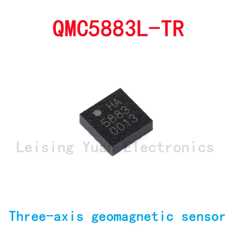 Original genuine QMC5883L QMC5883L-TR silk screen 5883 LGA-16 patch three-axis geomagnetic sensor IC chip