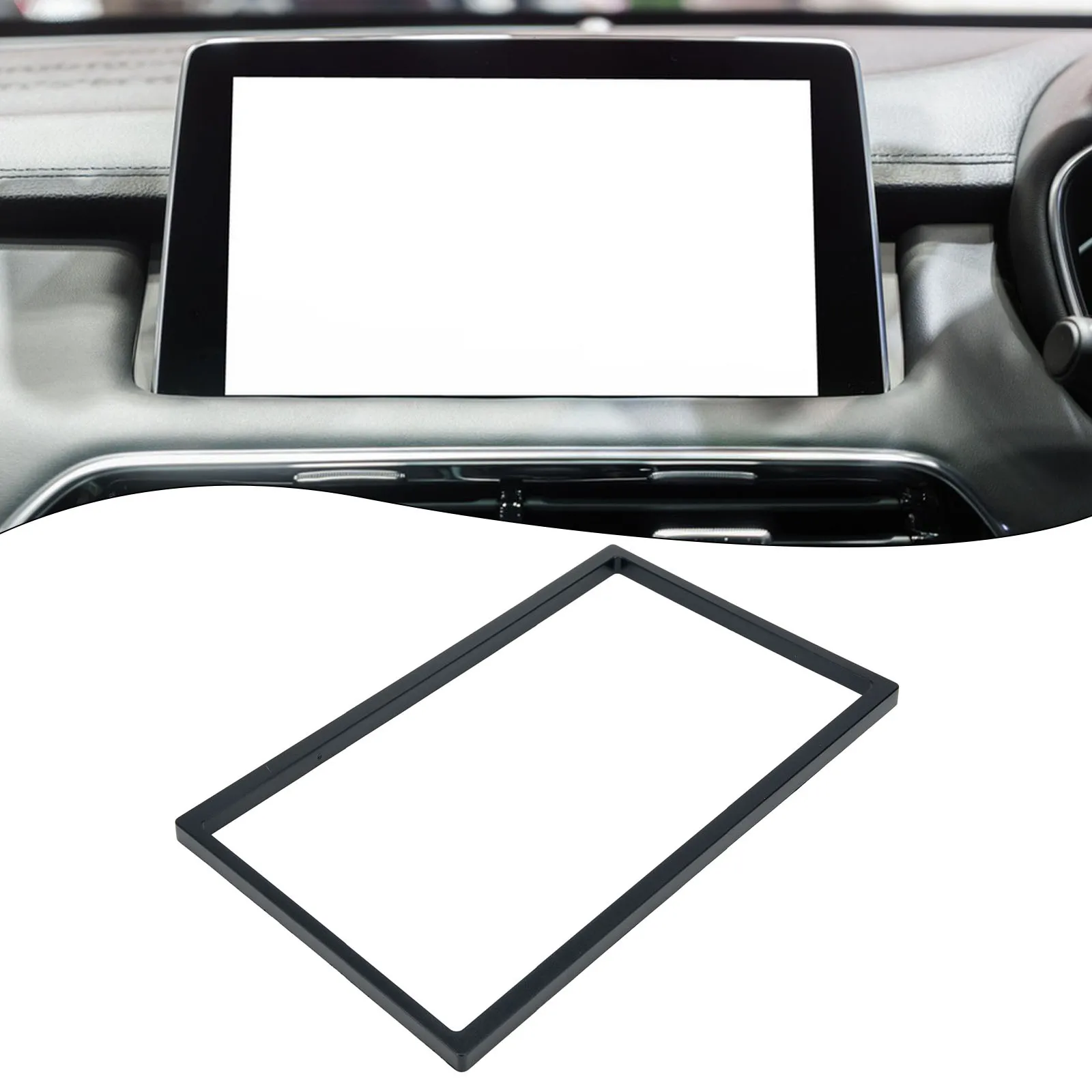 1pc Car Stereo Radio Panel ABS Plastic Frame Panel 2 DIN Mount For 7-inch Slim Large Screen Radio Installation Car Accessories