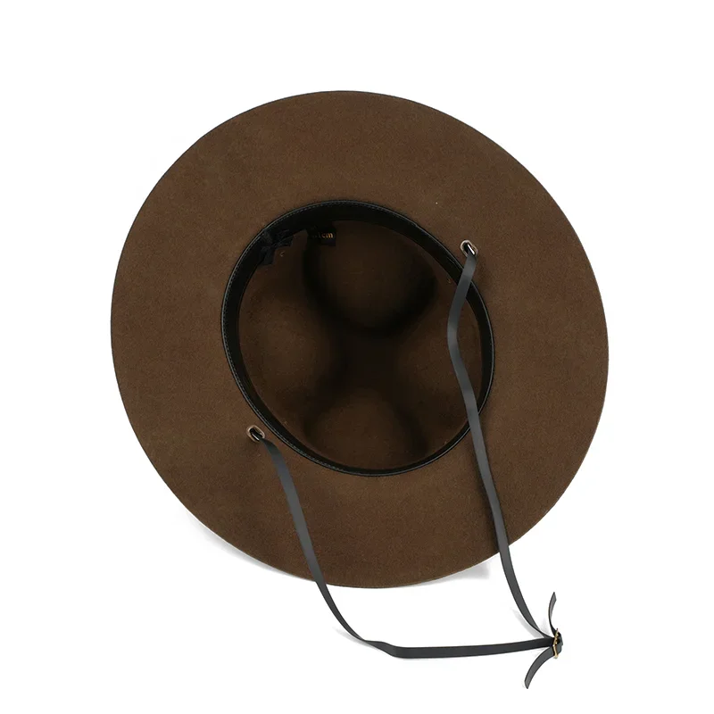 حار بيع 100٪ قبعة صوفية قبعة مدرب قبعة قوات مشاة البحرية الأمريكية قبعة كبيرة الحواف #3