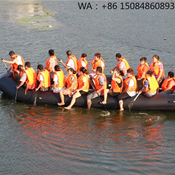 ASA-320 Aluminum Floor Inflatable Rescue Boat, High Stability Power Component For Outdoor Water Rescue & Sport