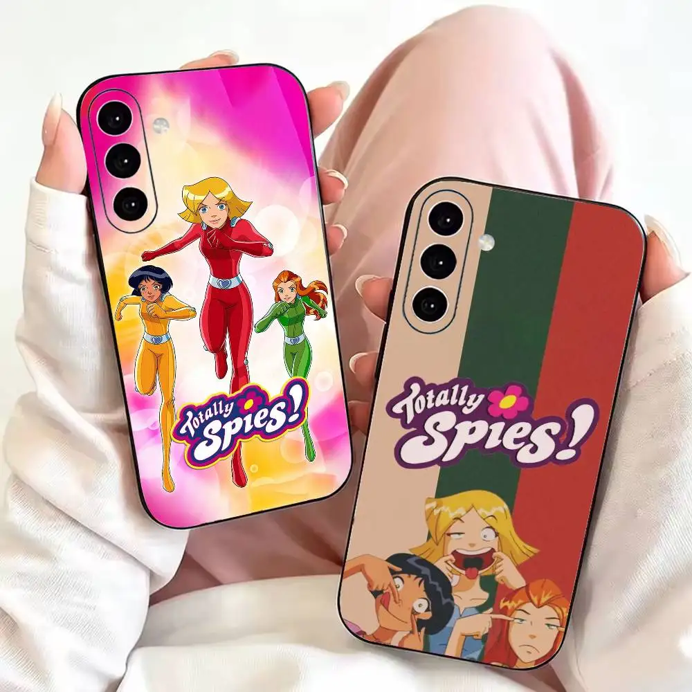 Cool gIrl T-Totally S-Spies Phone Case For Samsung Galaxy A73,A72,A71,A70,A53,A52,A51,Soft Silicone Black Cover