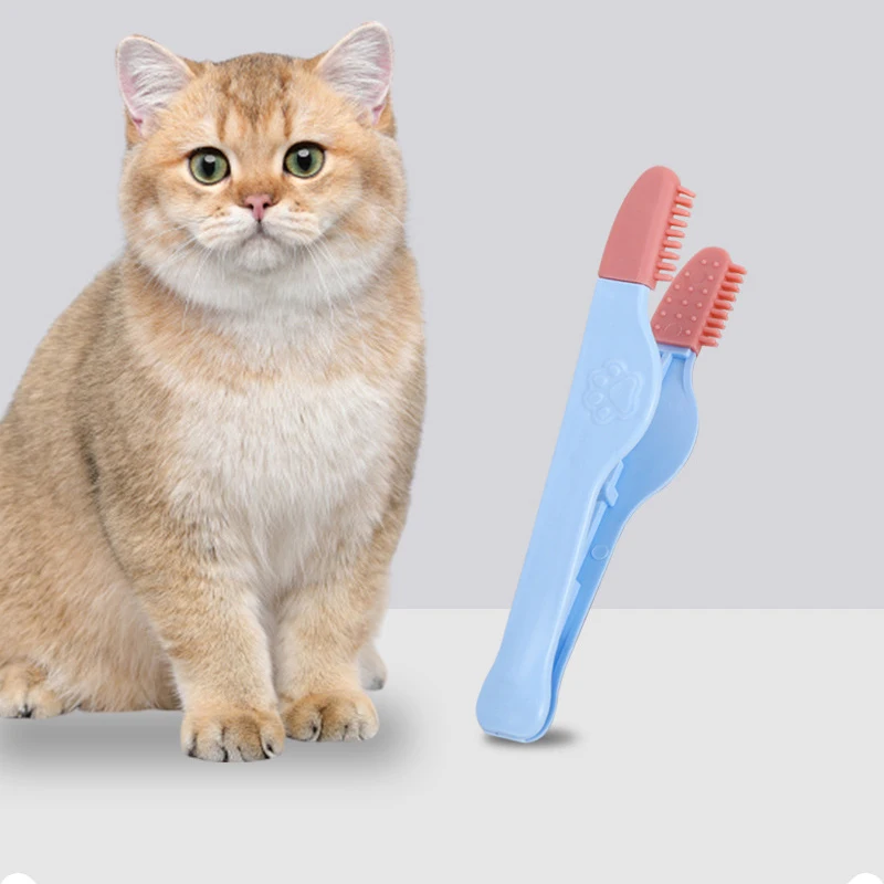 Dog Tear Stain Comb Multipurpose Dog Eye Cleaning Brush Pet Tear Marks Brush Ergonomic Cat Cleaning Brush Tear Stain Remover