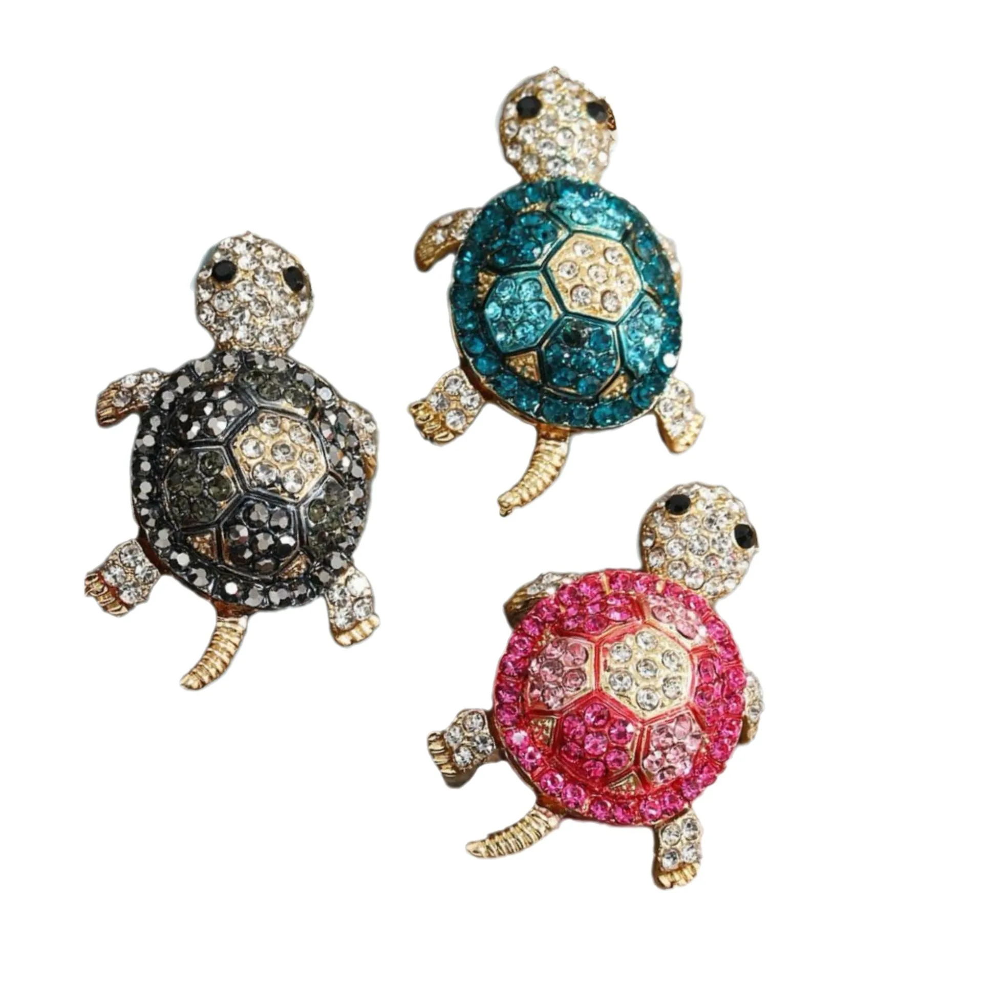 

Women's Crystal Big Turtle Pin Girl Animal Decorative Jewelry Brooch