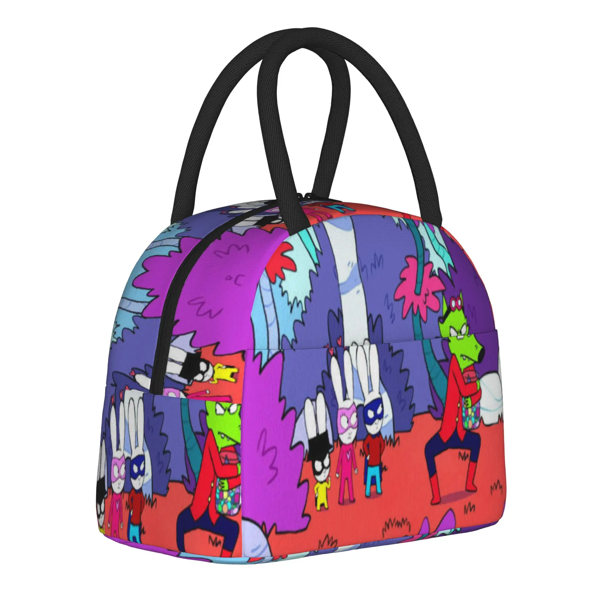 Insulated Lunch Bag Simon Super Rabbit Accessories  Food Box Fashion Thermal Cooler Bento Box For Picnic