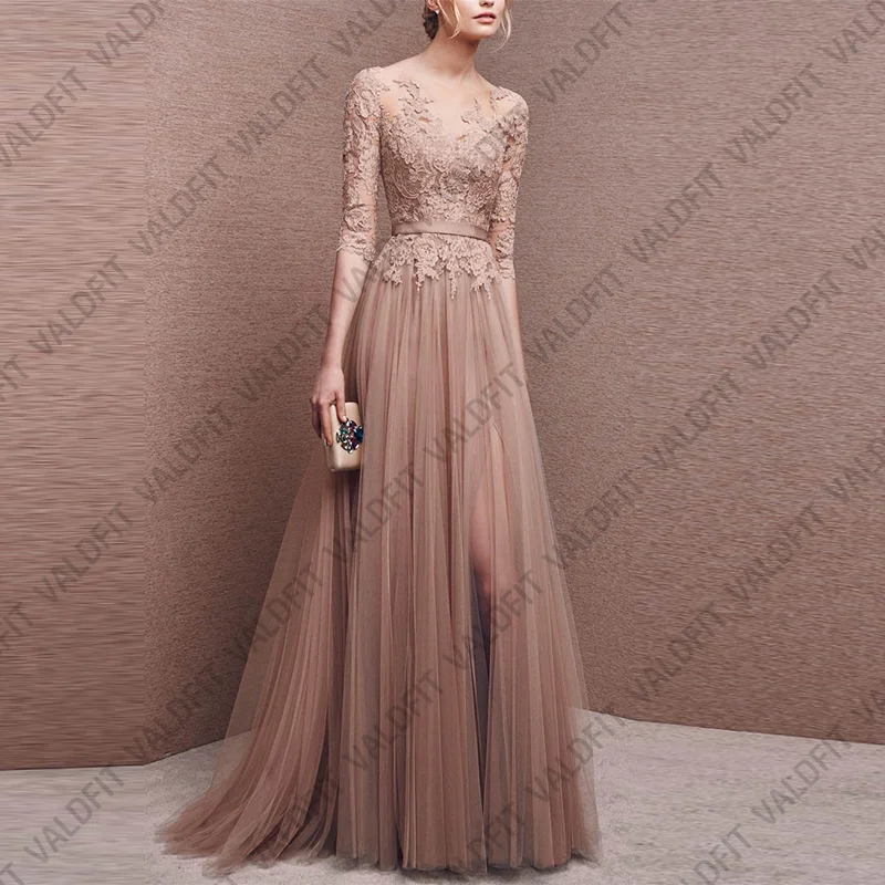 

Customized Long A Line Champagne Mother of the Bride Dresses for Weddings Party Dress Vestidos Para La Mama Dela Novia 2024