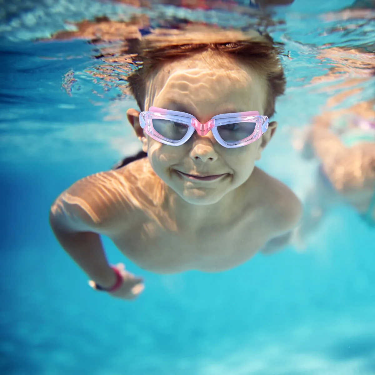 نظارات سباحة بتقنية مضادة للضباب، محمية من الأشعة فوق البنفسجية، مريحة، مثالية للسباحة والغوص والأنشطة المائية #5