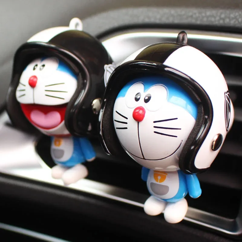 

Creative Cute Anime Doraemon Fragrance Clamp Air Outlet Clip Perfume Ornament Desk Decoration Decorative Figurines Lucky Cat