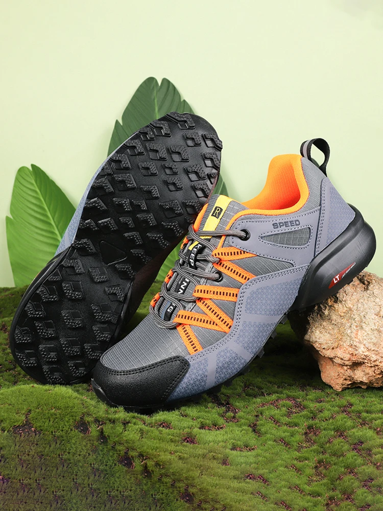 AliExpress CC chengta New Men's Lockless Cycling Shoes Outdoor Camping Non-Slip Wear-Resistant Sports Shoes Men's Outdoor Cross-Country Hiking Shoes