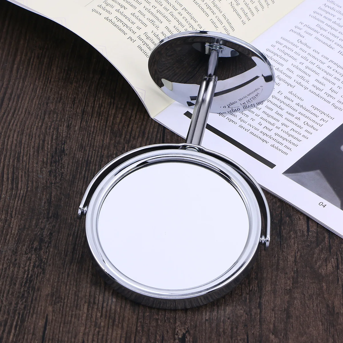 Miroir de maquillage rotatif Double face, grossissement 12, Surface claire, Angle de vision réglable haute définition, miroir de bureau élégant